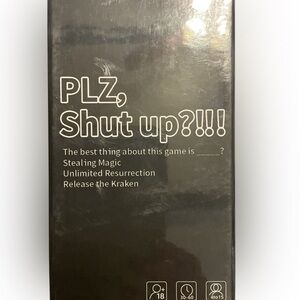 PLZ, Shut up?!!! Card Game